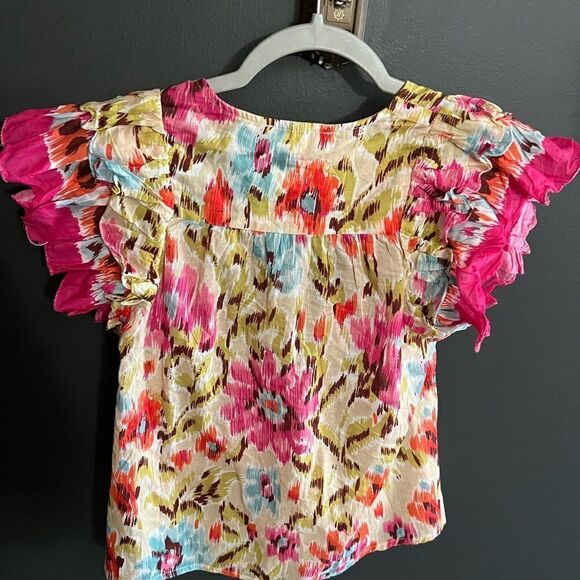 House of Harlow 1960 Revolve Ruffle Peasant Fop Khaki NWT XS - Picture 10 of 15